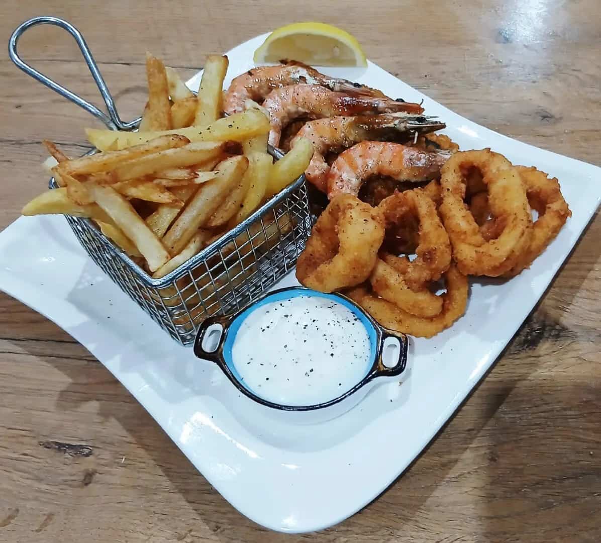 Seafood basket